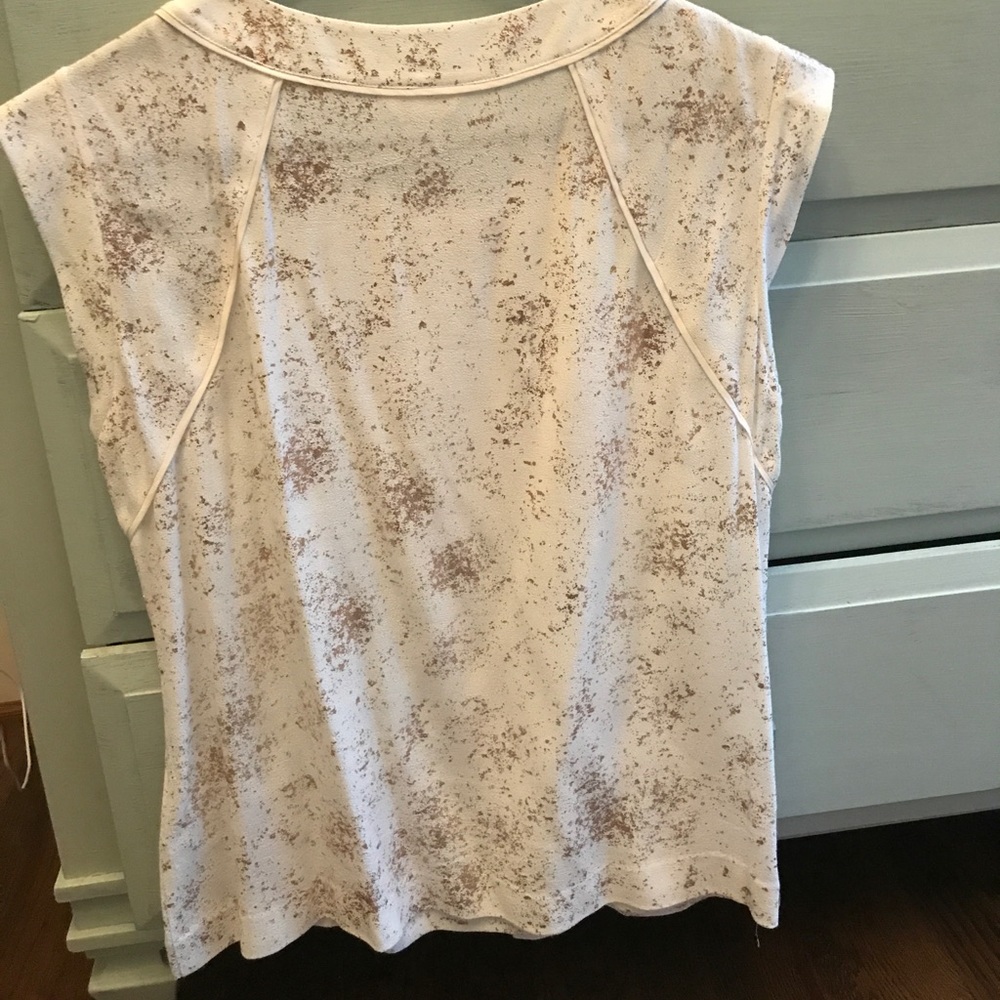 Rebecca Taylor foil printed top - Picture 2 of 4