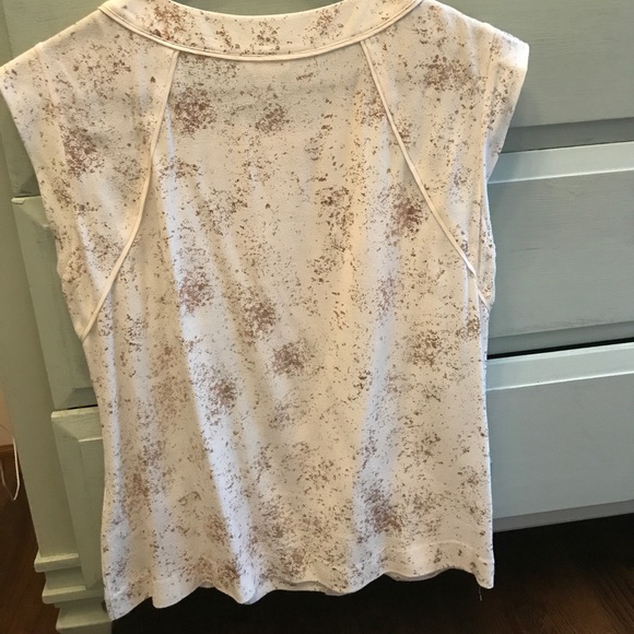 Rebecca Taylor foil printed top - Picture 2 of 4