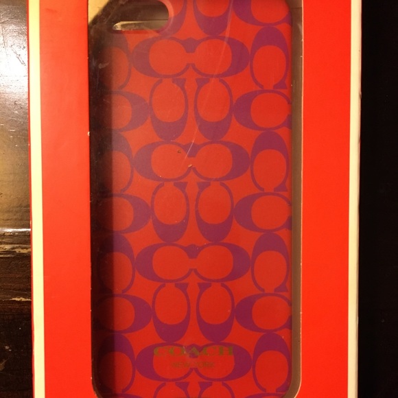 Coach cell phone case for iPhone 5 5s - Picture 1 of 4