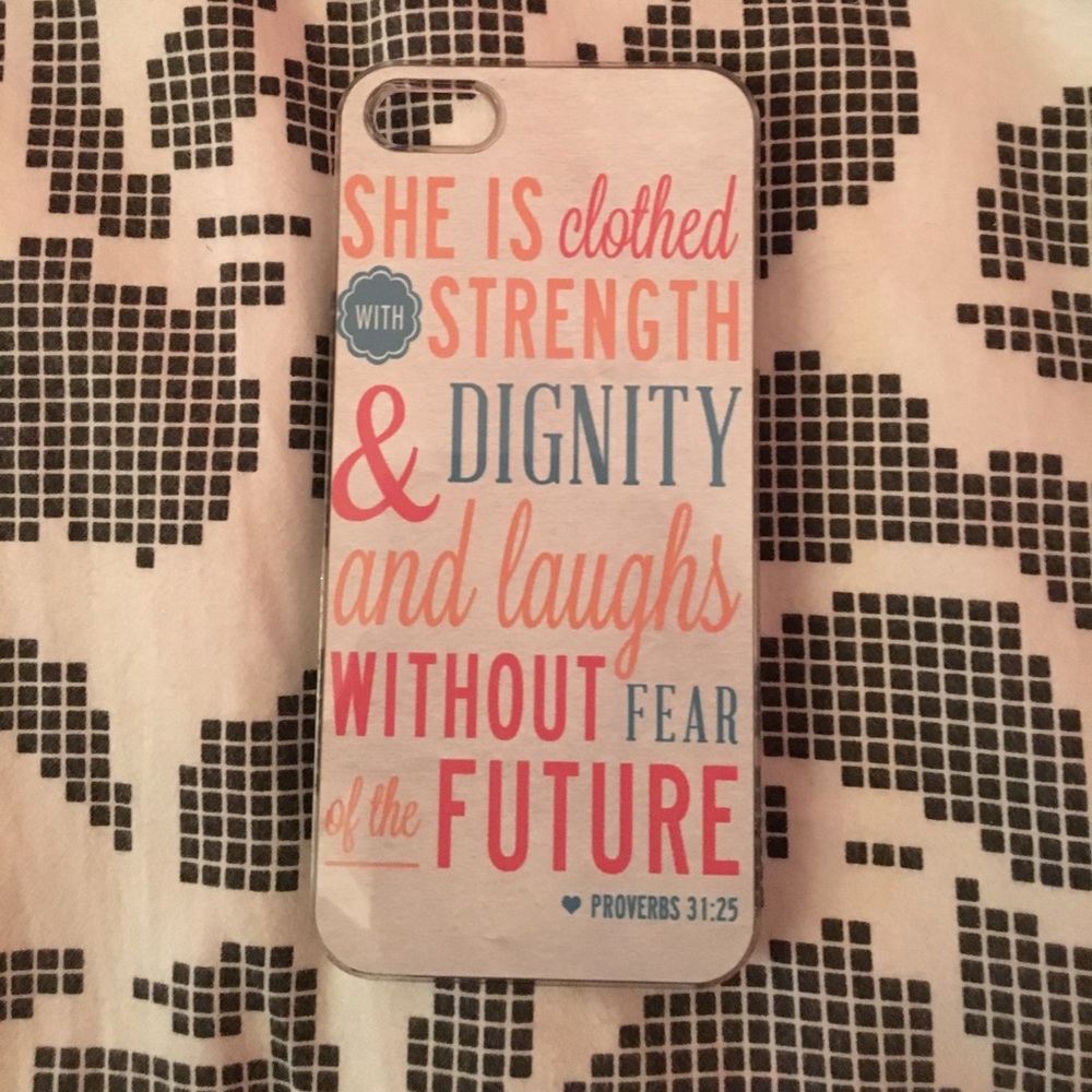 Proverbs 31:25 iPhone 5/5s case