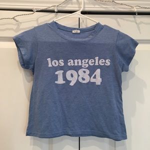 Brandy Melville LA 1984 Crop Tee