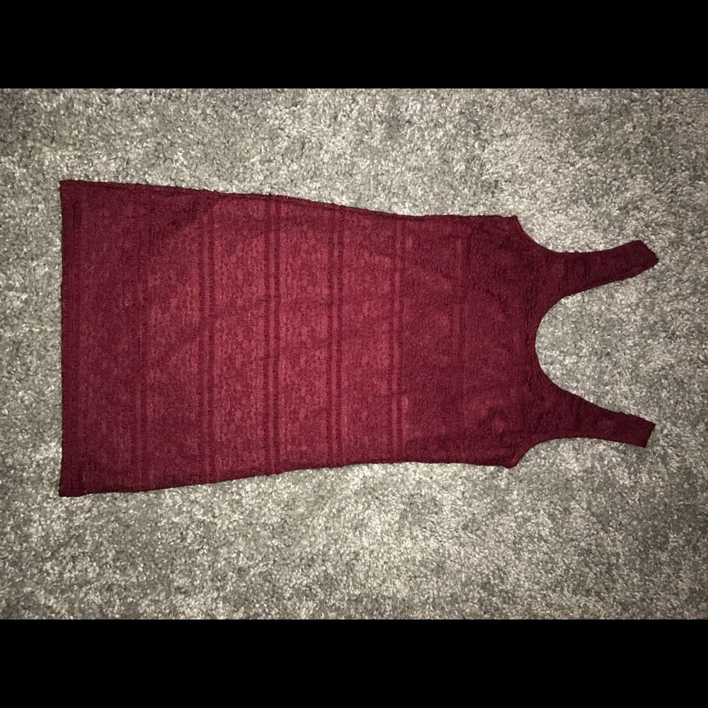Maroon Bodycon Dress