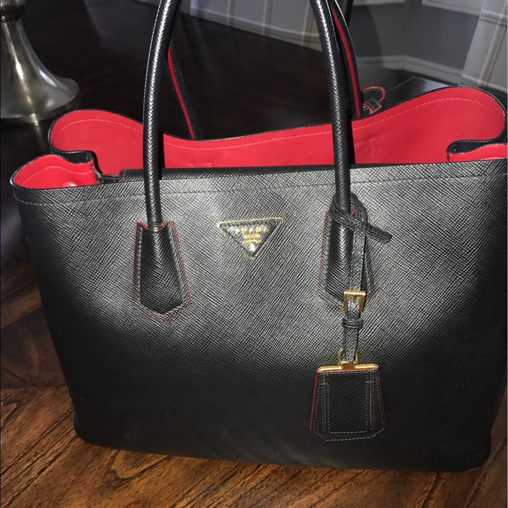 Authentic Large Prada Tote