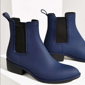 Never worn before dark blue boot