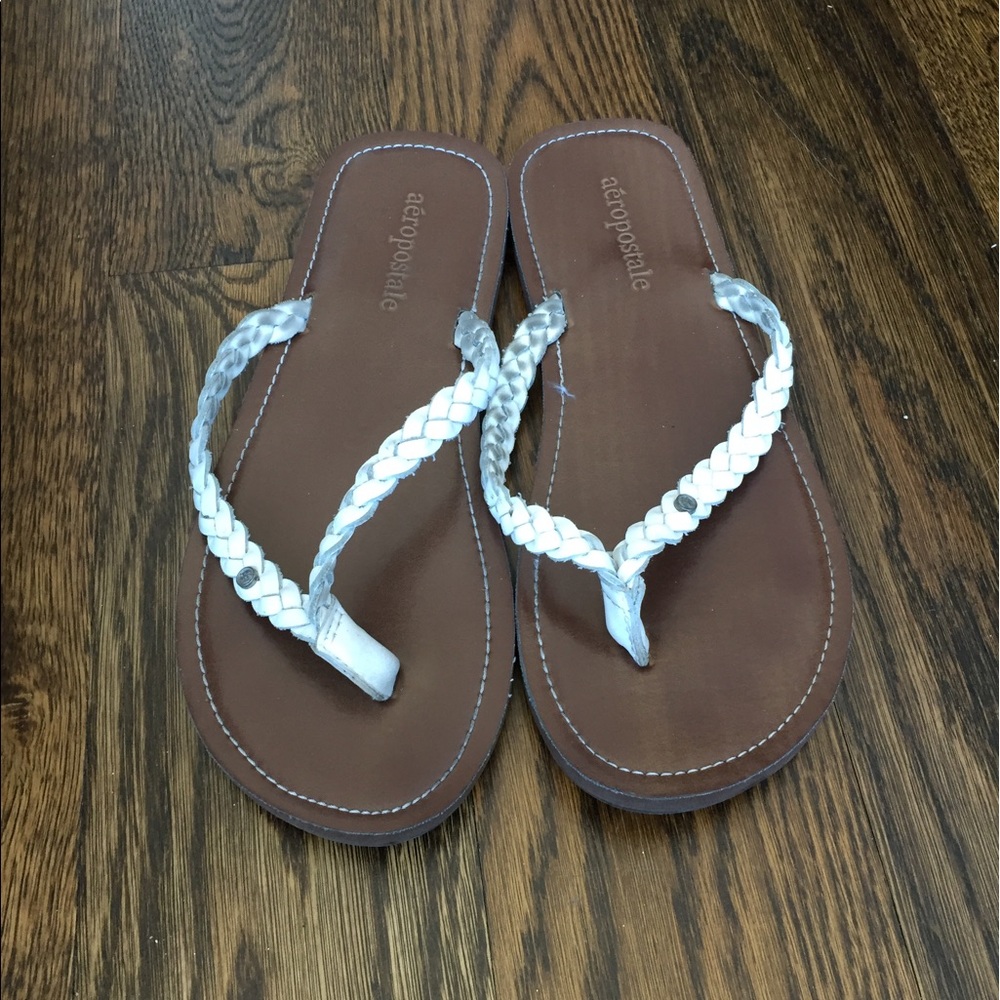 leather aeropostale sandals