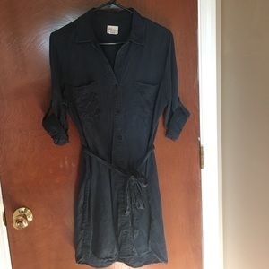 Navy Blue Shirtdress