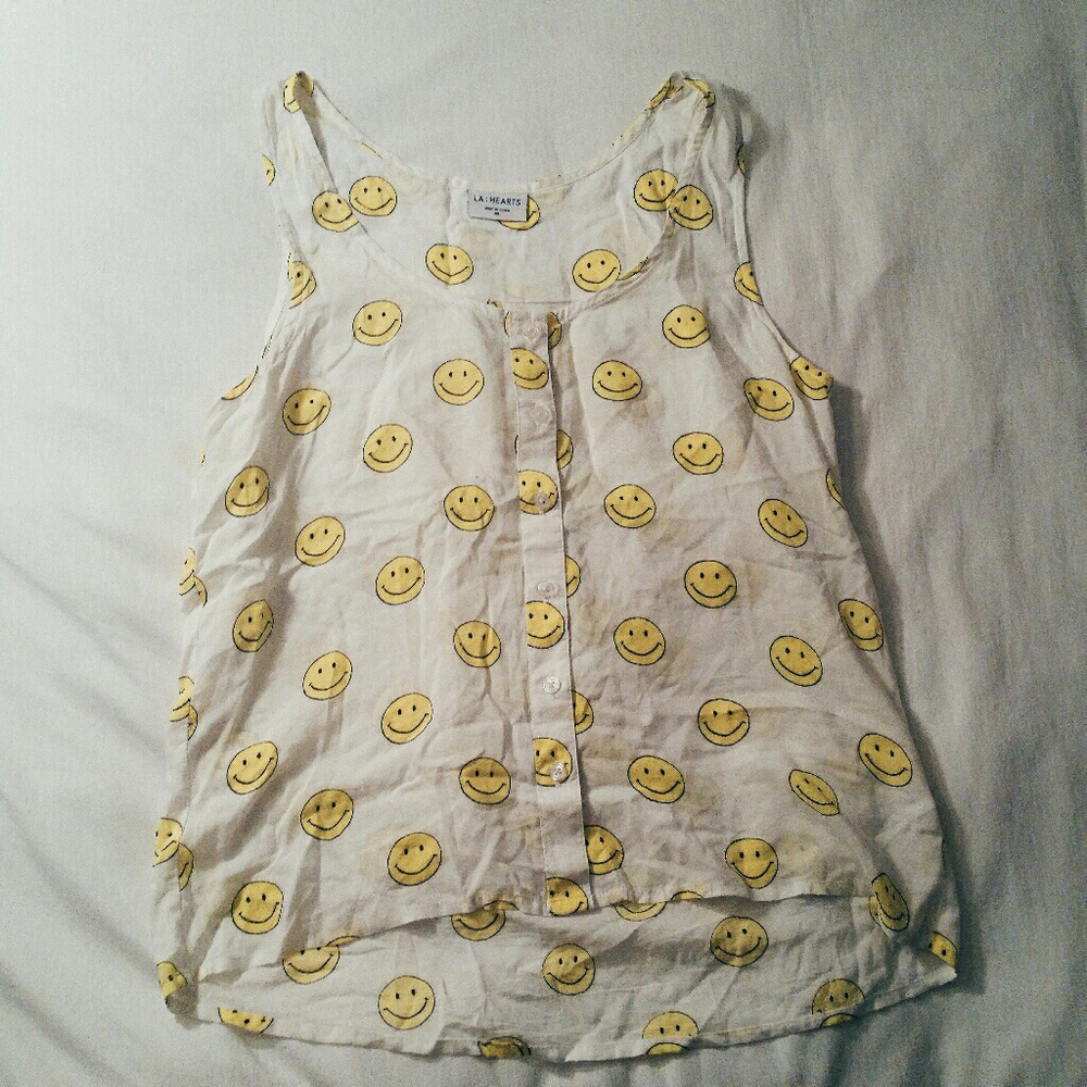 Smiley Face Tank Top