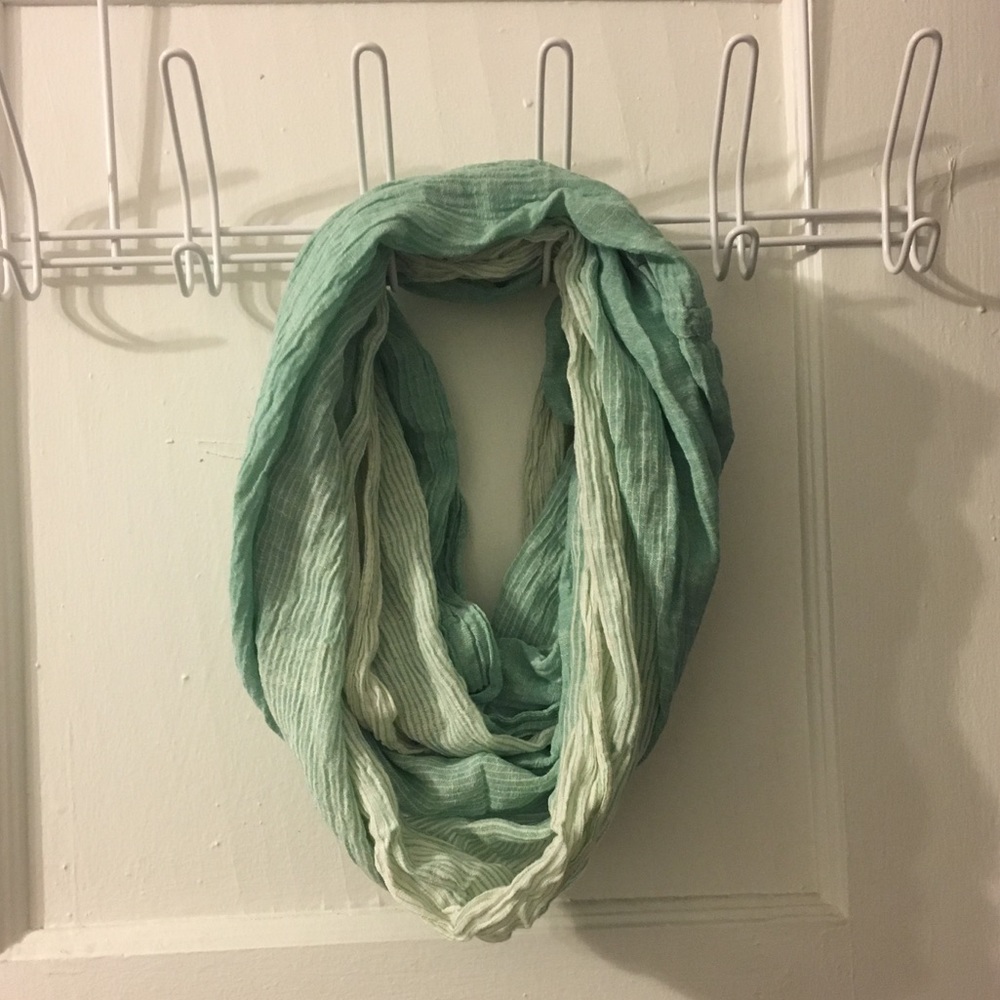 Francesca's green ombré infinity scarf