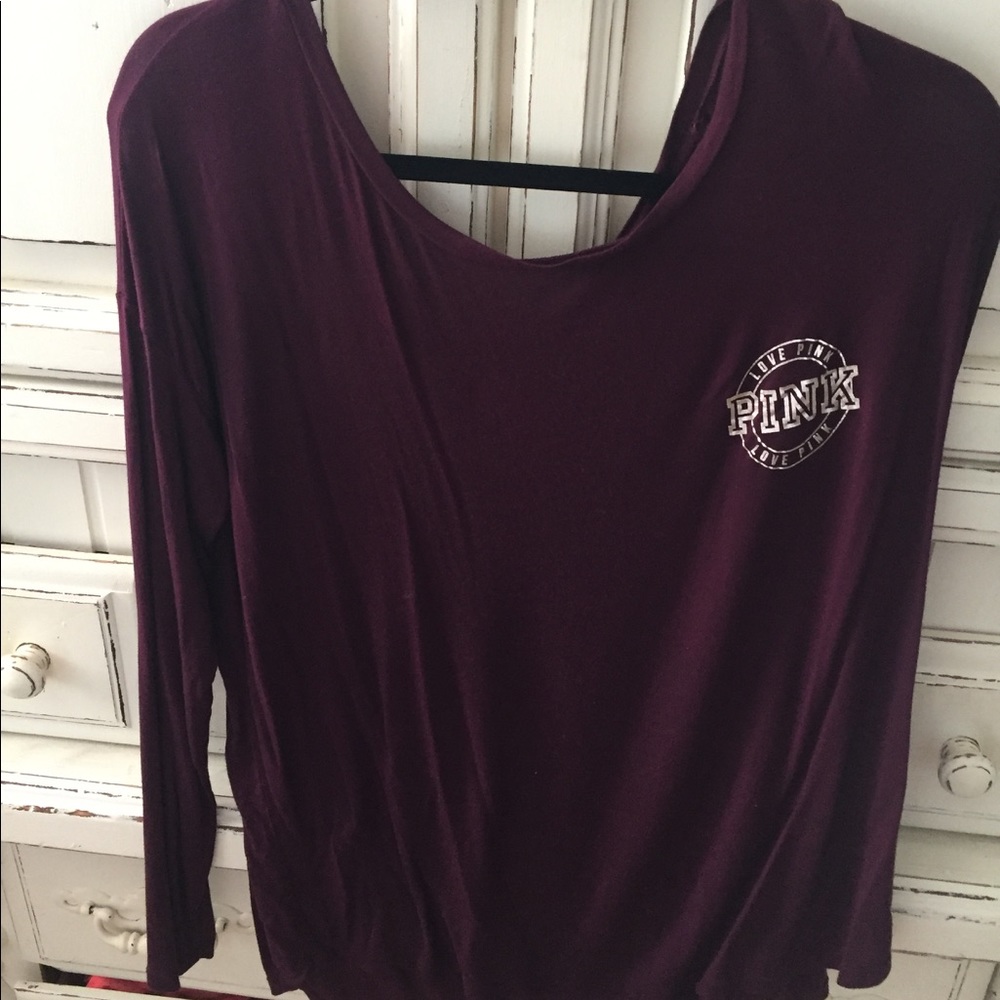 Pink long sleeve shirts