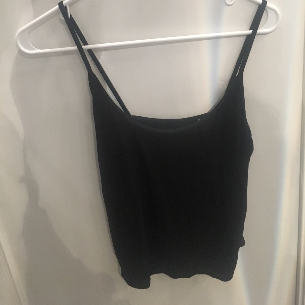 Black tank top
