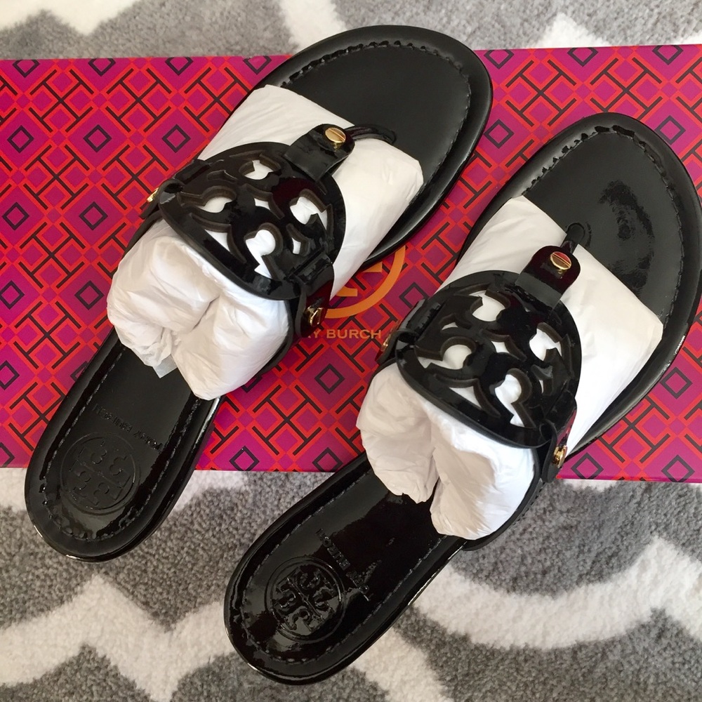 ⭐️NWT⭐️ Tory Burch Patent Miller - Picture 3 of 6