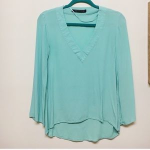 Zara Mint Green Blouse