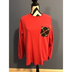 Southern Marsh Plaid Pocket Tee