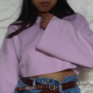 Zara Cropped Sweatshirt