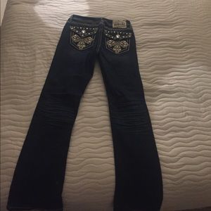 LA IDOL USA JEANS WITH JEWELS