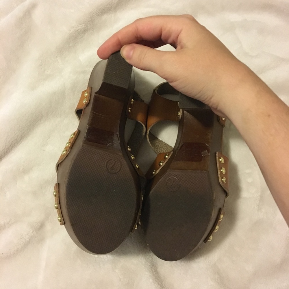 70's inspired retro platform wedged-heels - Picture 4 of 4