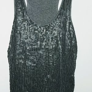 Calvin Klein Sequin Tank size M Grey
