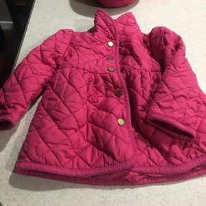 Ralph Lauren quilted pink jacket sz 18m