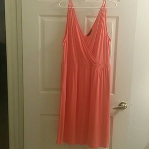 Banana Republic Peach Dress w/ pockets Sz XL NWT