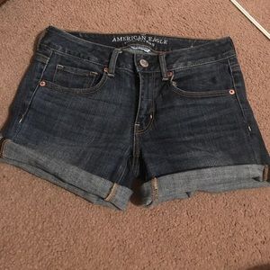 Denim shorts