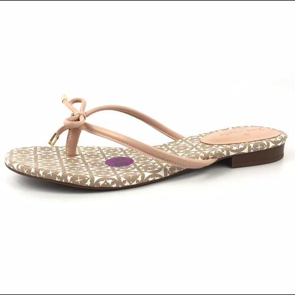Kate Spade Sandals 8.5 Thong Slip On Rubber Sole - Picture 3 of 4