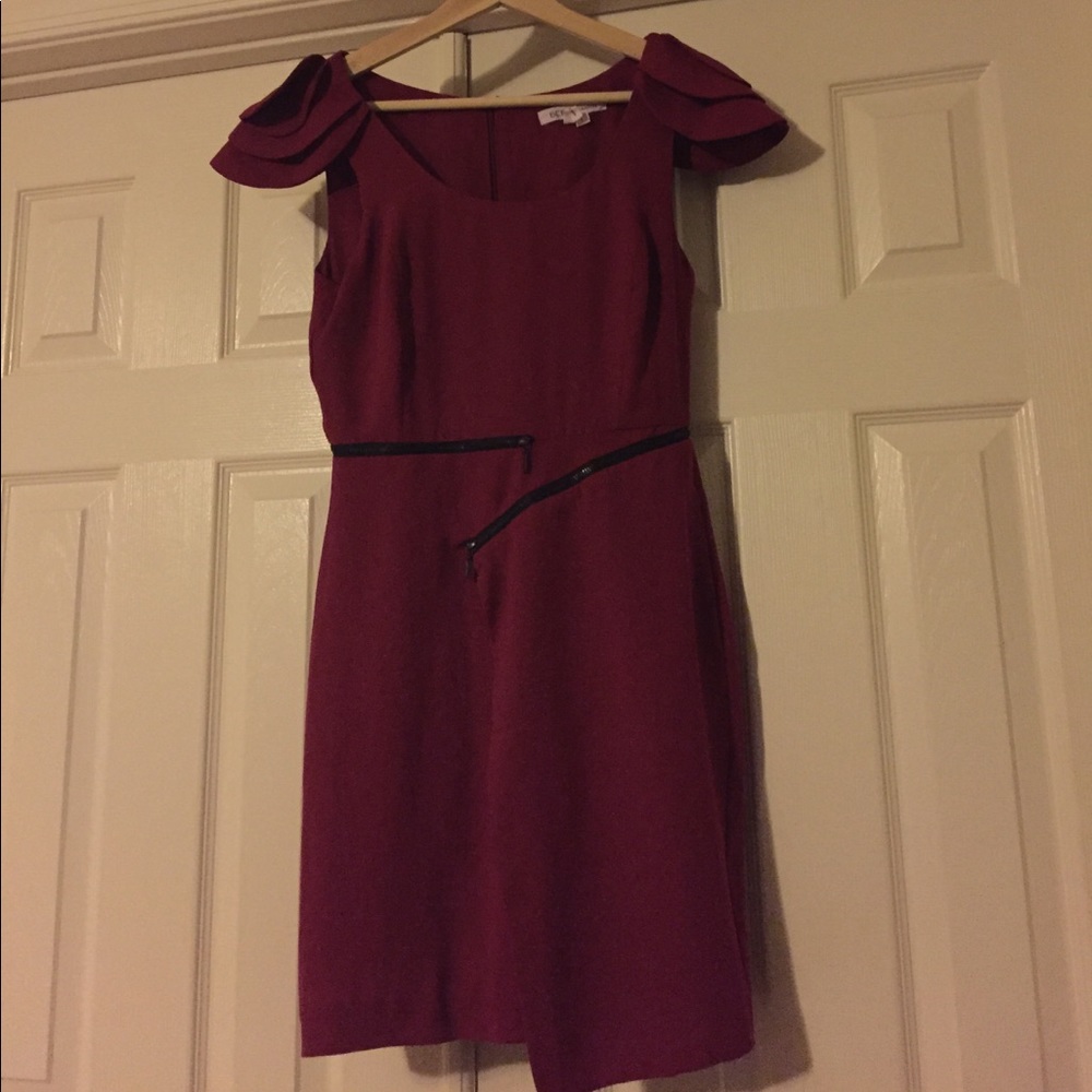 BCBGeneration dark pink dress in size 4.