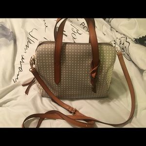 Fossil Polka dot satchel