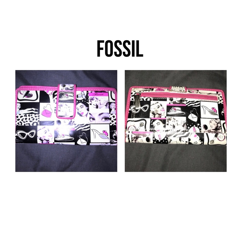 Fossil graphic wallet