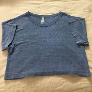American Apparel Tri-Blend Crop Top