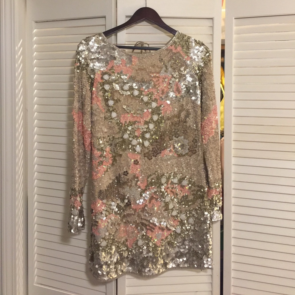 All Saints Embellished Dress
