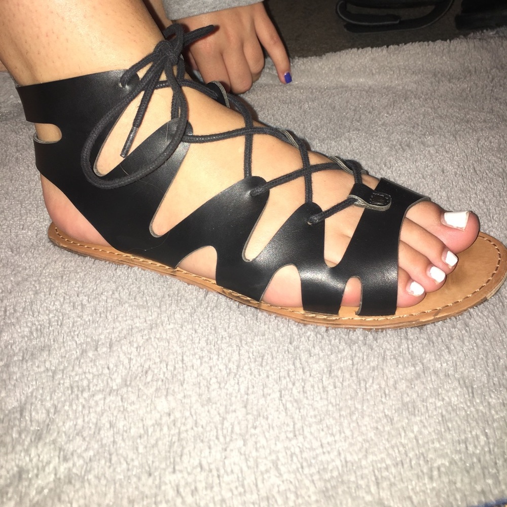strappy sandals