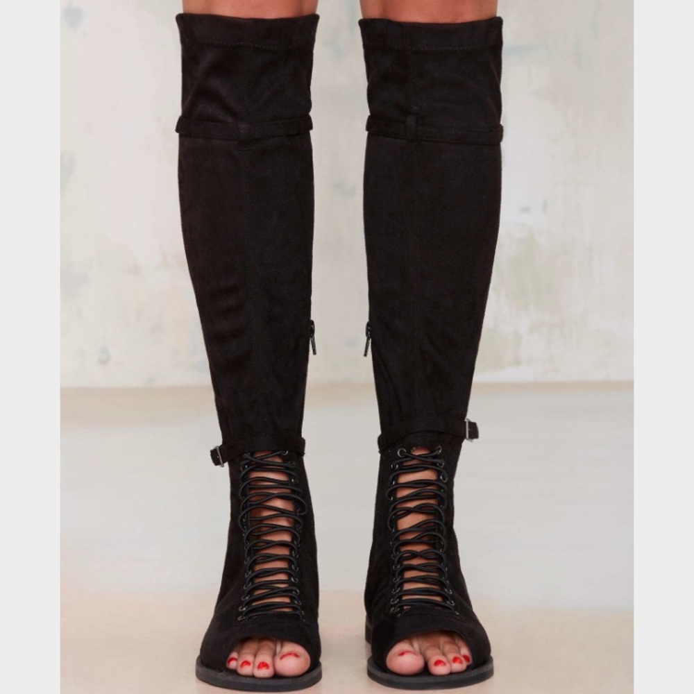 Jeffrey Campbell lace up boots