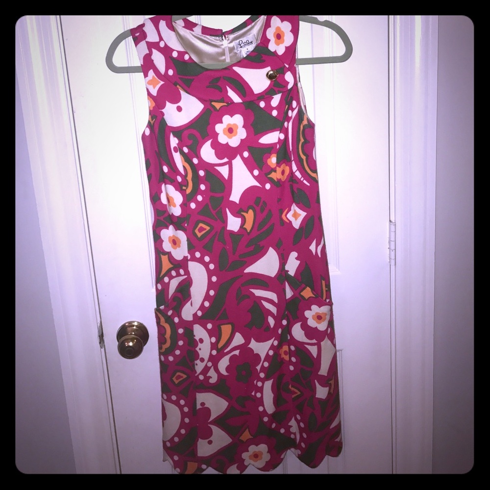 Lilly Pulitzer size 2 vintage shift dress