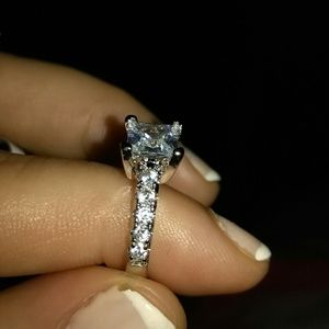 Size 7 CZ Engagement Ring