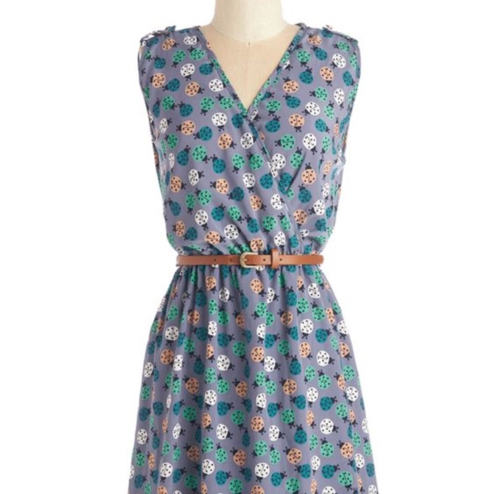 Modcloth: Ladybug A-line dress
