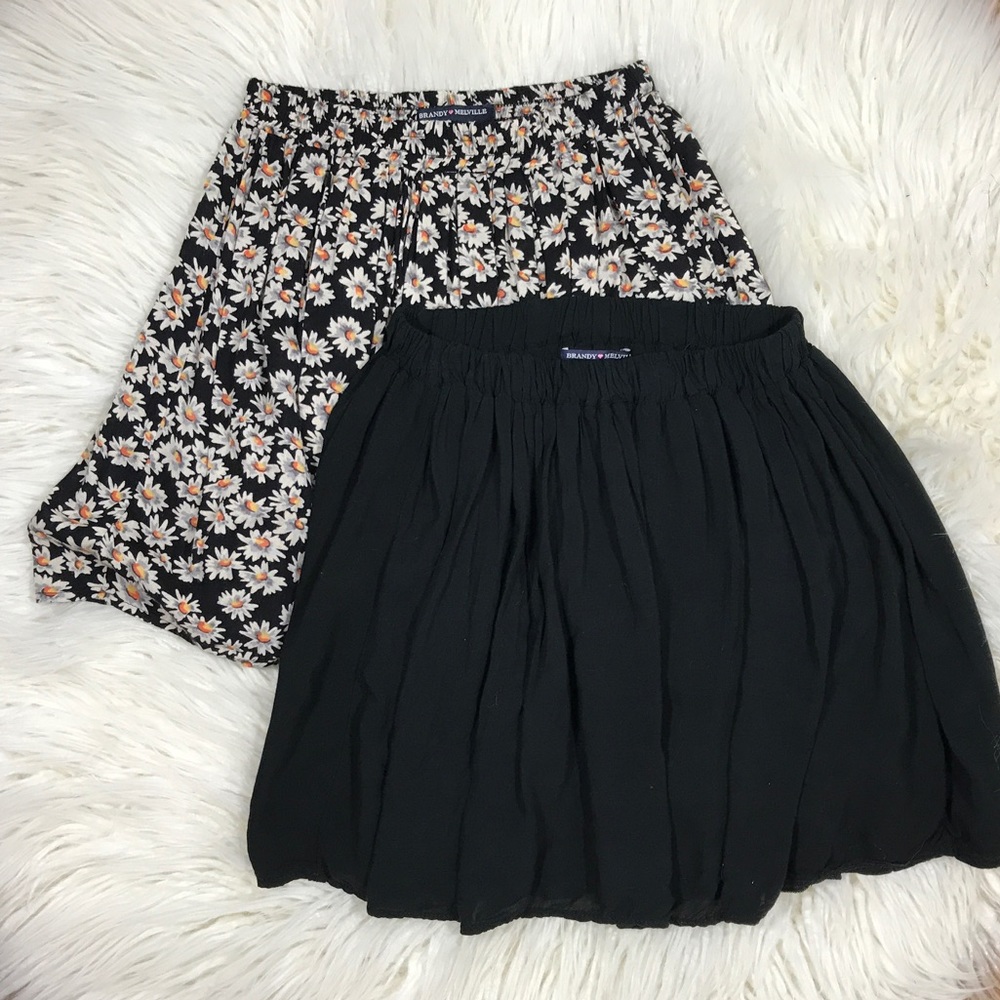 Lot of TWO brandy Melville skirts