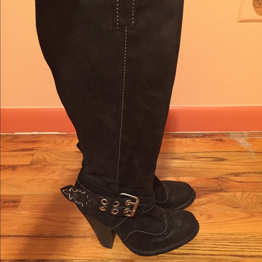 Antik Denim Tall Suede Boots