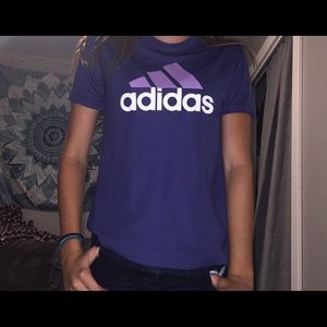 Purple Adidas T-Shirt