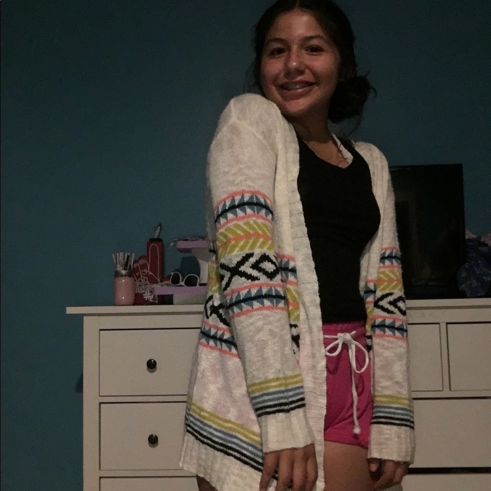 Printed Cardigan