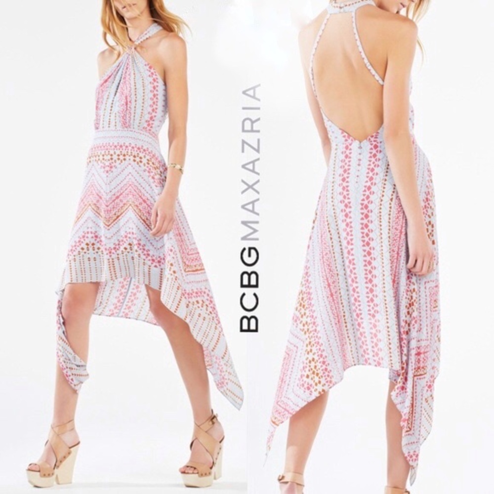 BCBGMaxAzria Geometric Print Dress