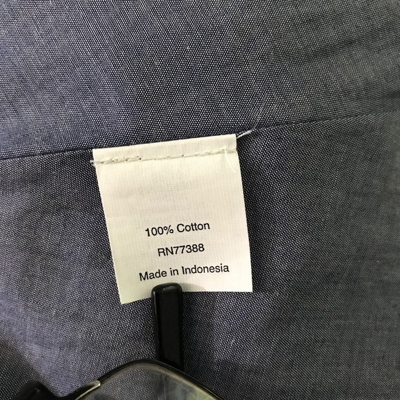 J.Crew Chambray Wild Rose Strapless Dress - Picture 8 of 8