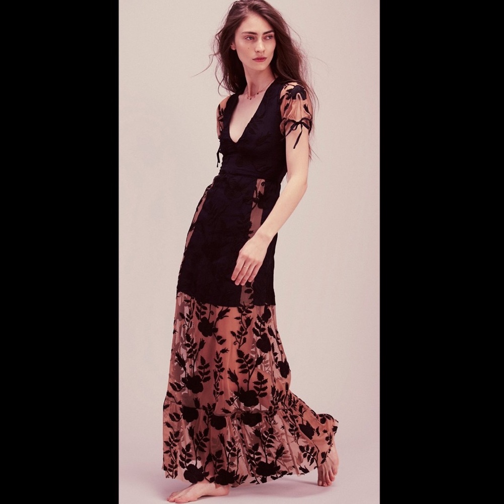 For Love and Lemons Mia Maxi Dress NWT
