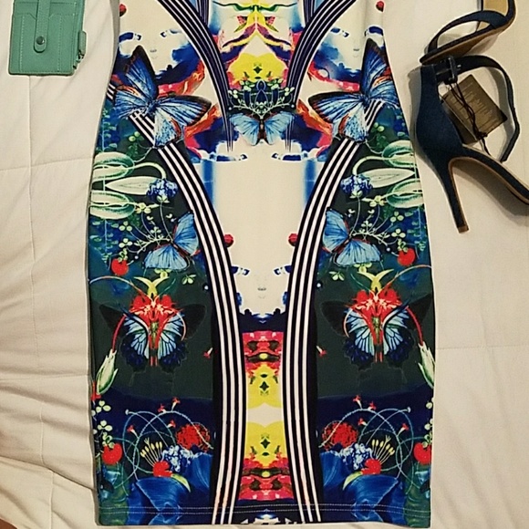 New!Beautiful Off shoulder midi nautical dress! - Picture 3 of 6