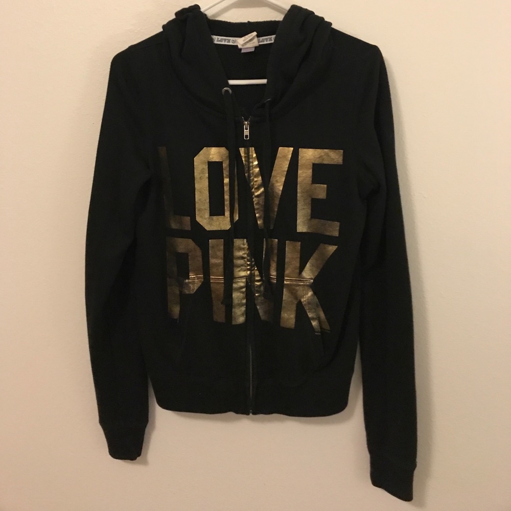 Victoria Secret(Pink) Zip up Sweat Shirt