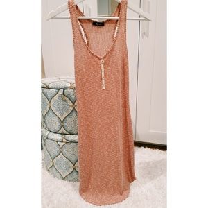 Salmon Color Summer Dress