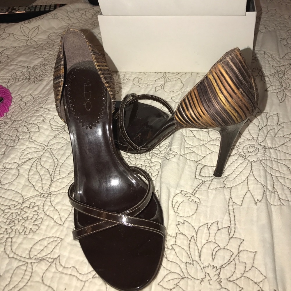 Used Brown ALDO High Heels