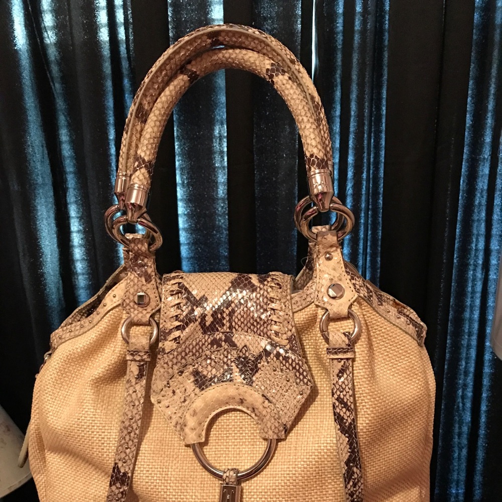 Cole Haan Straw Tote NWT