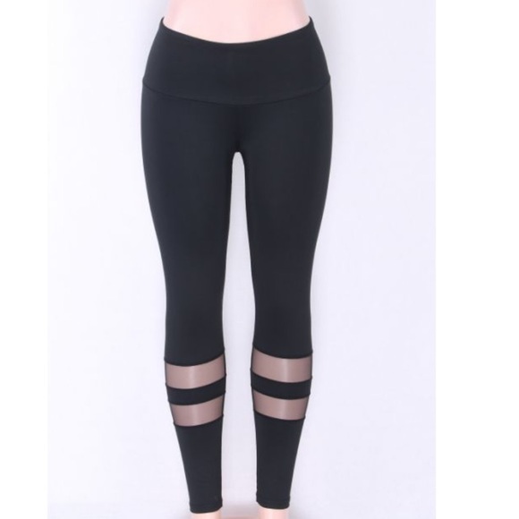 Mesh Exercise Leggings - Picture 2 of 4