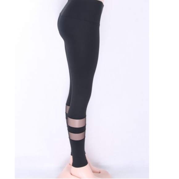Mesh Exercise Leggings - Picture 3 of 4