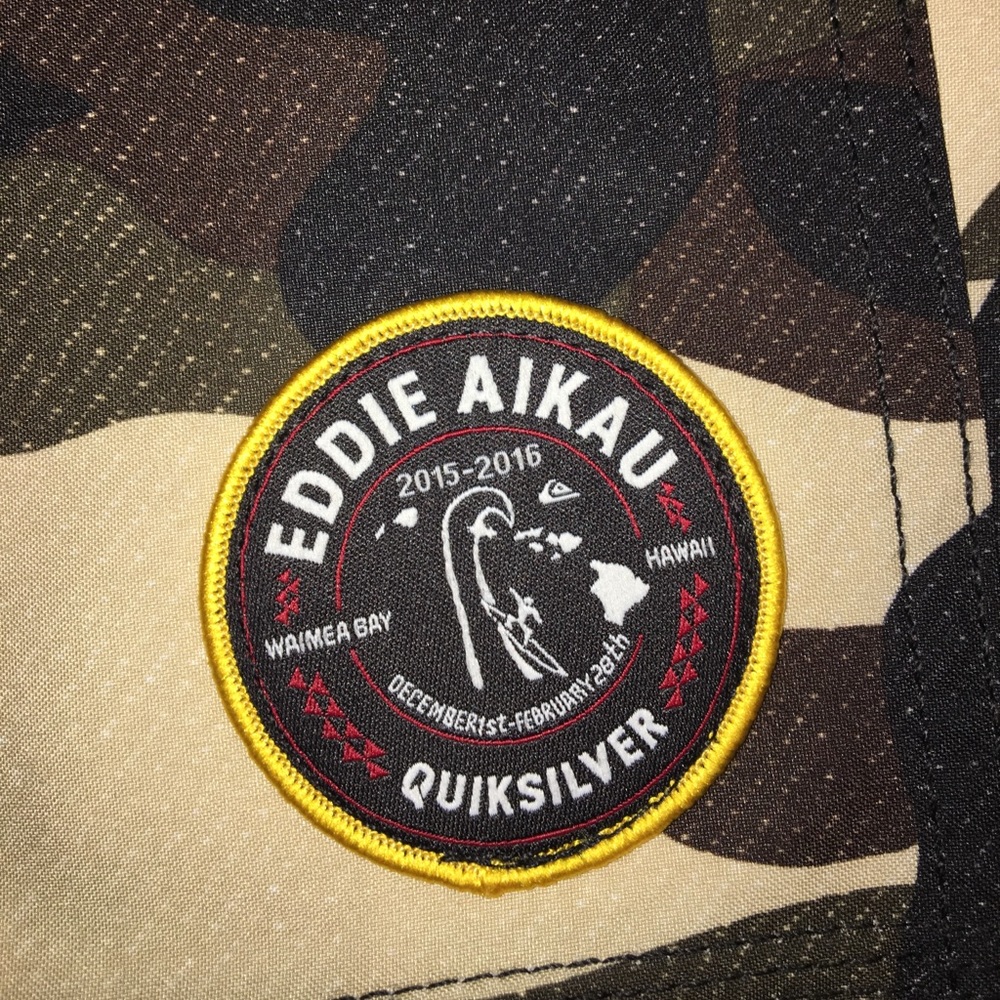 🆕Quiksilver Boys Sunset Eddie Boardshorts Black - Picture 4 of 5